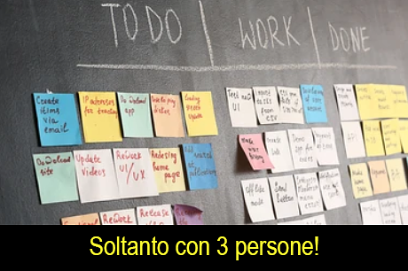 25 attività vs 3 persone