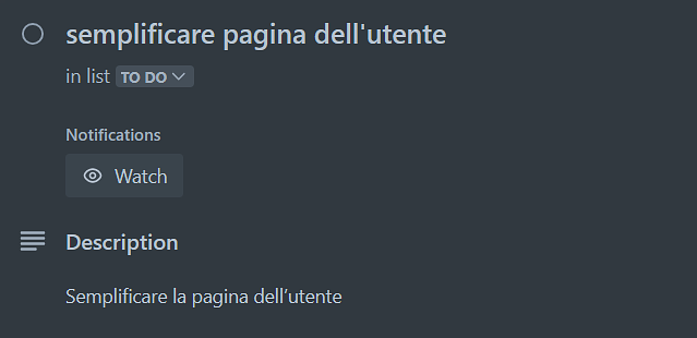 Attività scritta male